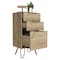 Tuhome Augusta Light Dresser, Hairpin Legs, Superior Top, Three Drawers, Light Oak CLD7038 - alternate 6